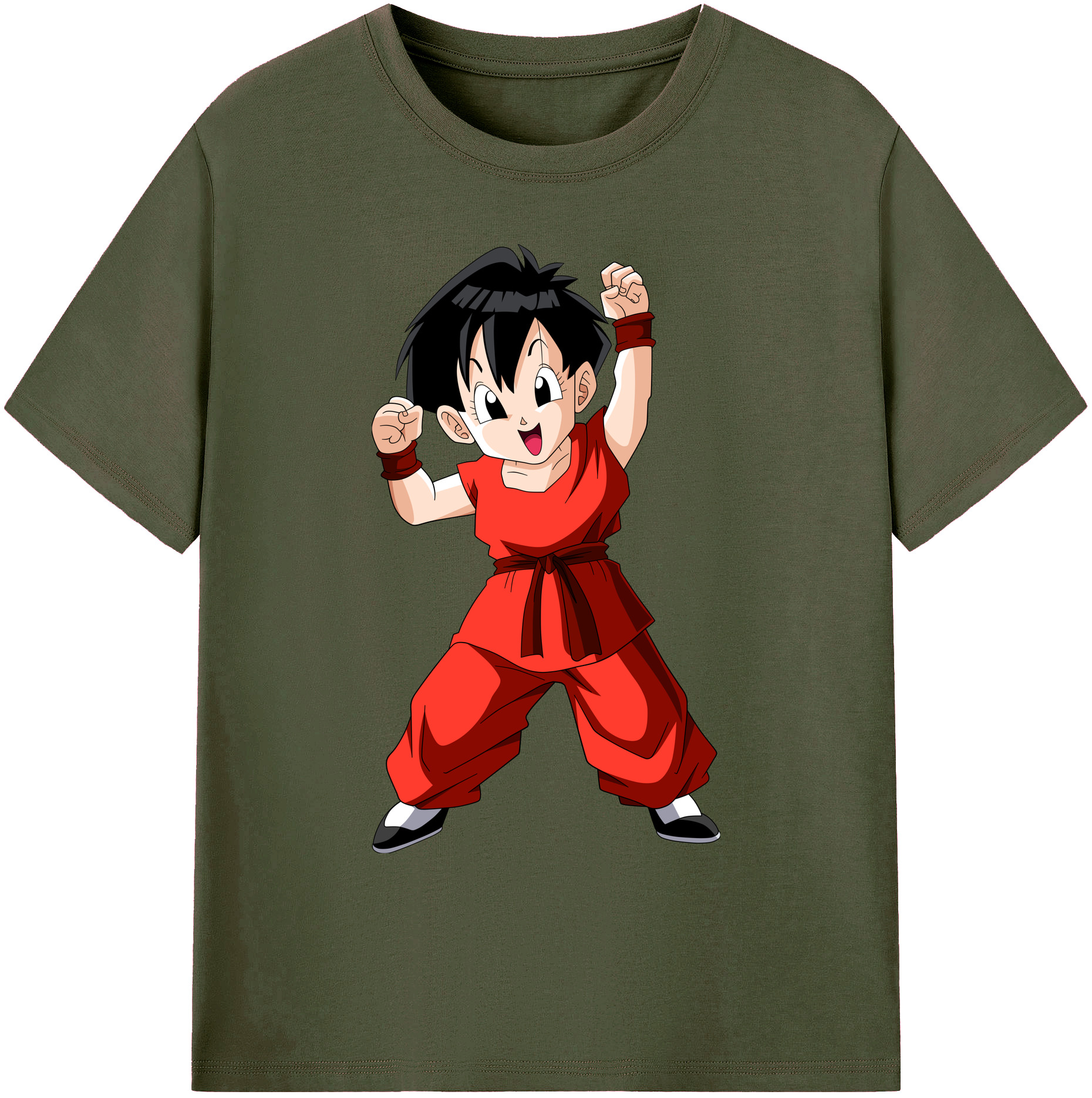 （画像用） ドラゴンボール パン DRAGON BALL Pan 綿100％ メンズ半袖Tシャツ｜肌触りやわらか＆通気性